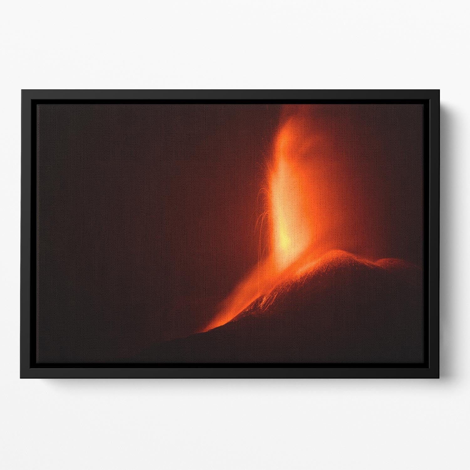 Volcanic Eruption Floating Framed Canvas - Canvas Art Rocks - 2