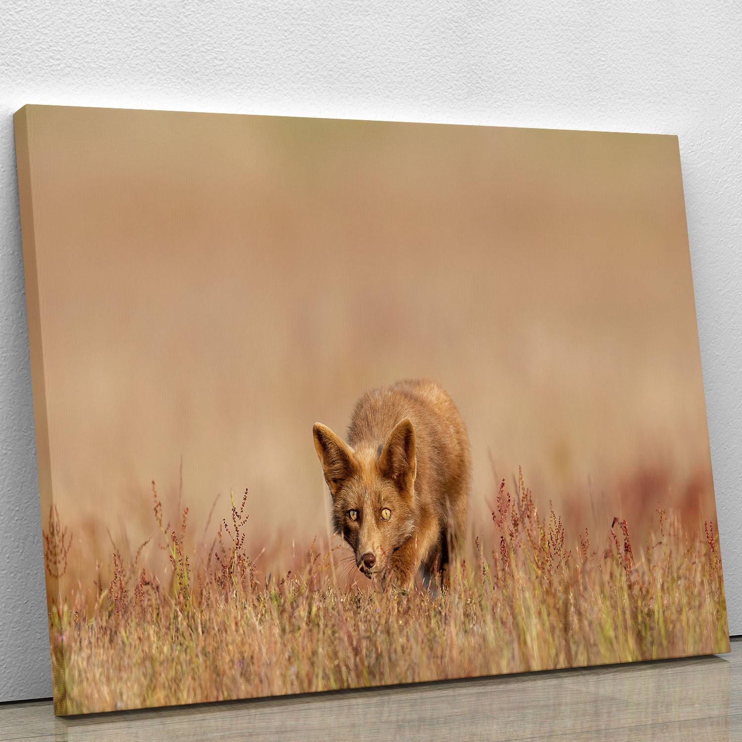 A Fox On The Hunt Canvas Print or Poster - Canvas Art Rocks - 1