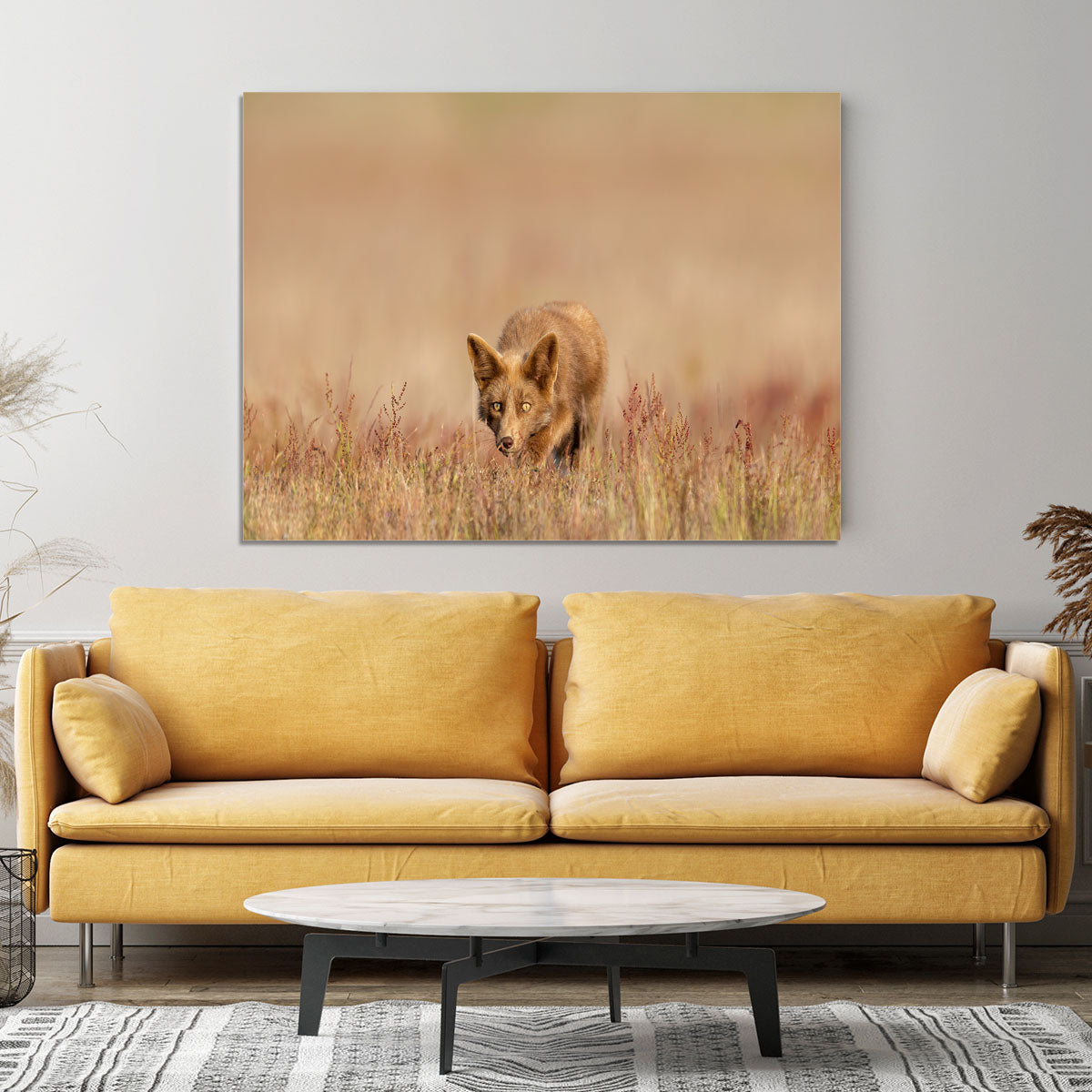 A Fox On The Hunt Canvas Print or Poster - Canvas Art Rocks - 4