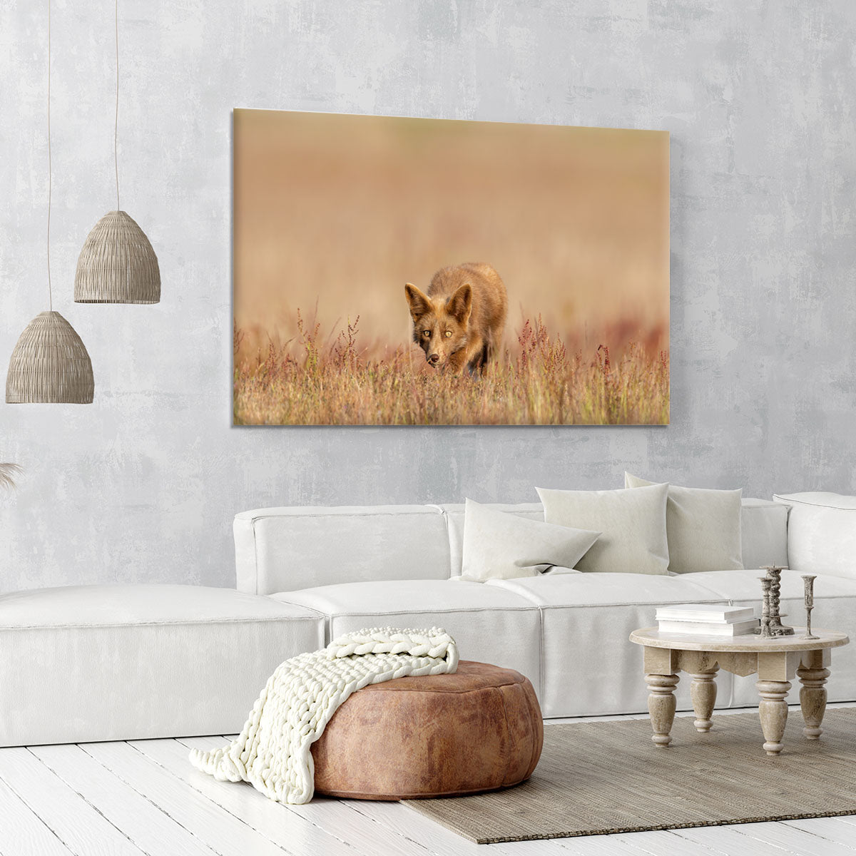 A Fox On The Hunt Canvas Print or Poster - Canvas Art Rocks - 6