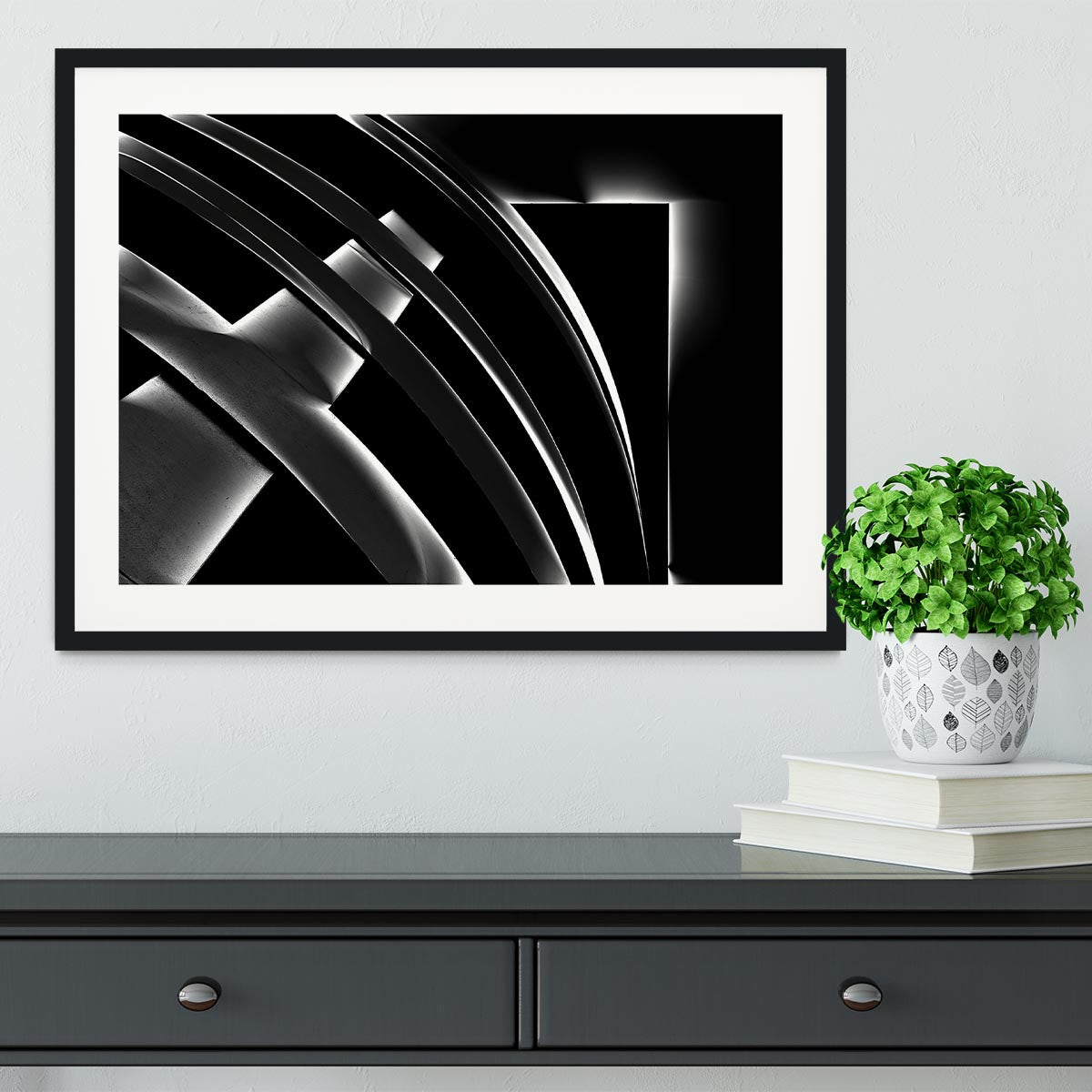 Metal Glow Framed Print - Canvas Art Rocks - 1