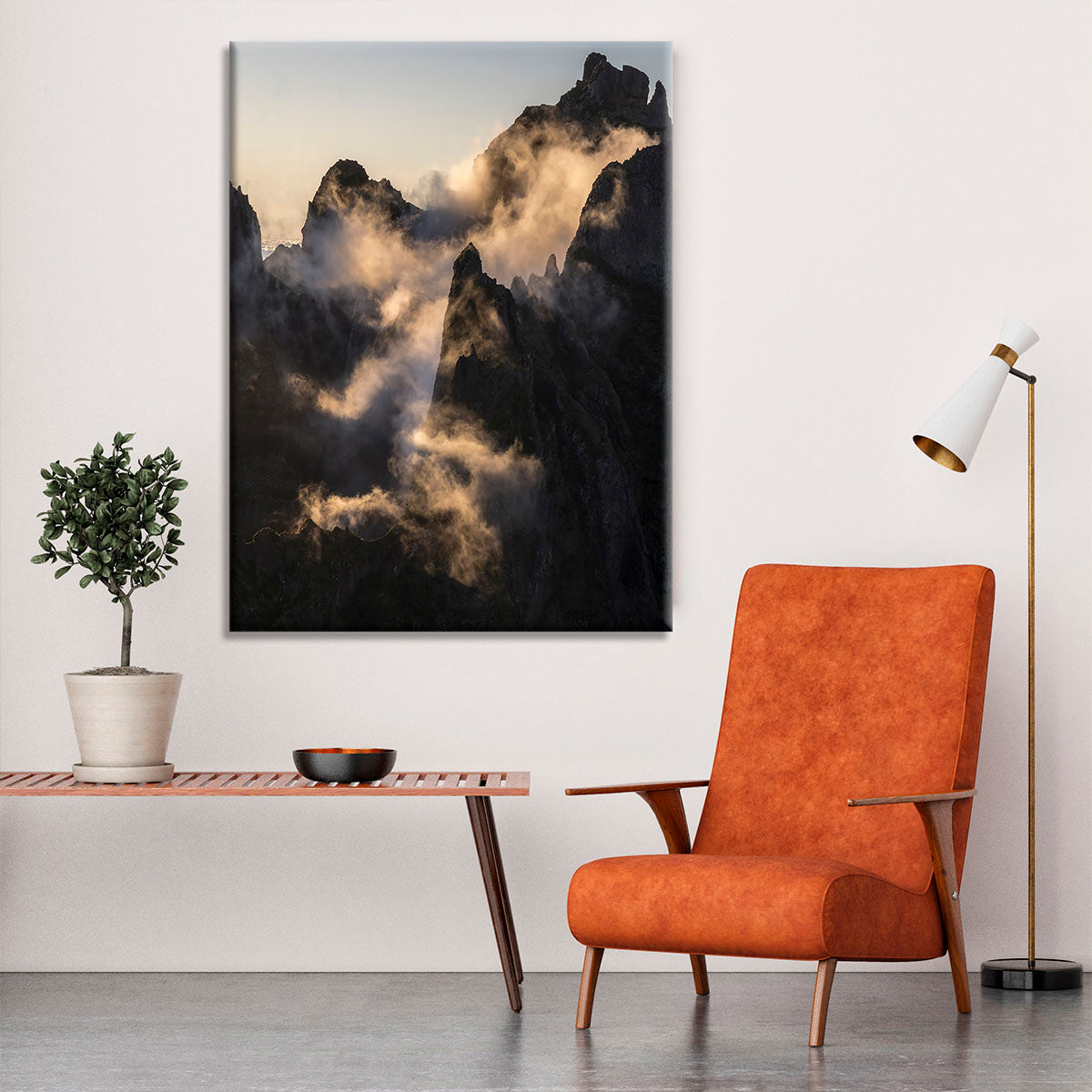 Dusky Mountains Canvas Print or Poster - Canvas Art Rocks - 6