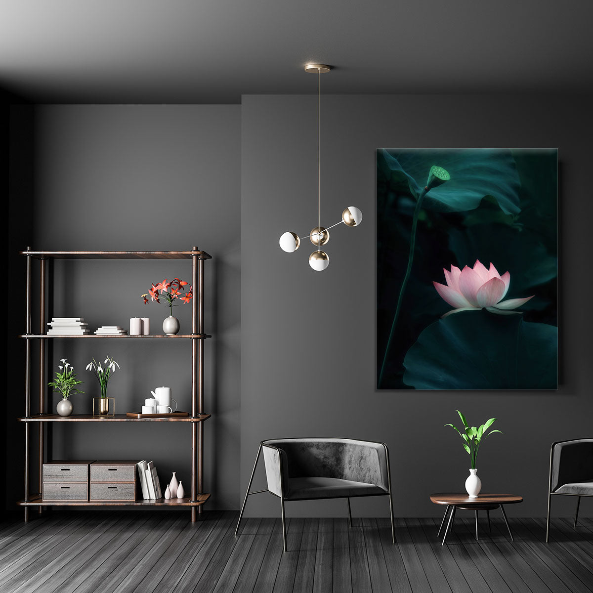 Lotus Flower Canvas Print or Poster - Canvas Art Rocks - 5