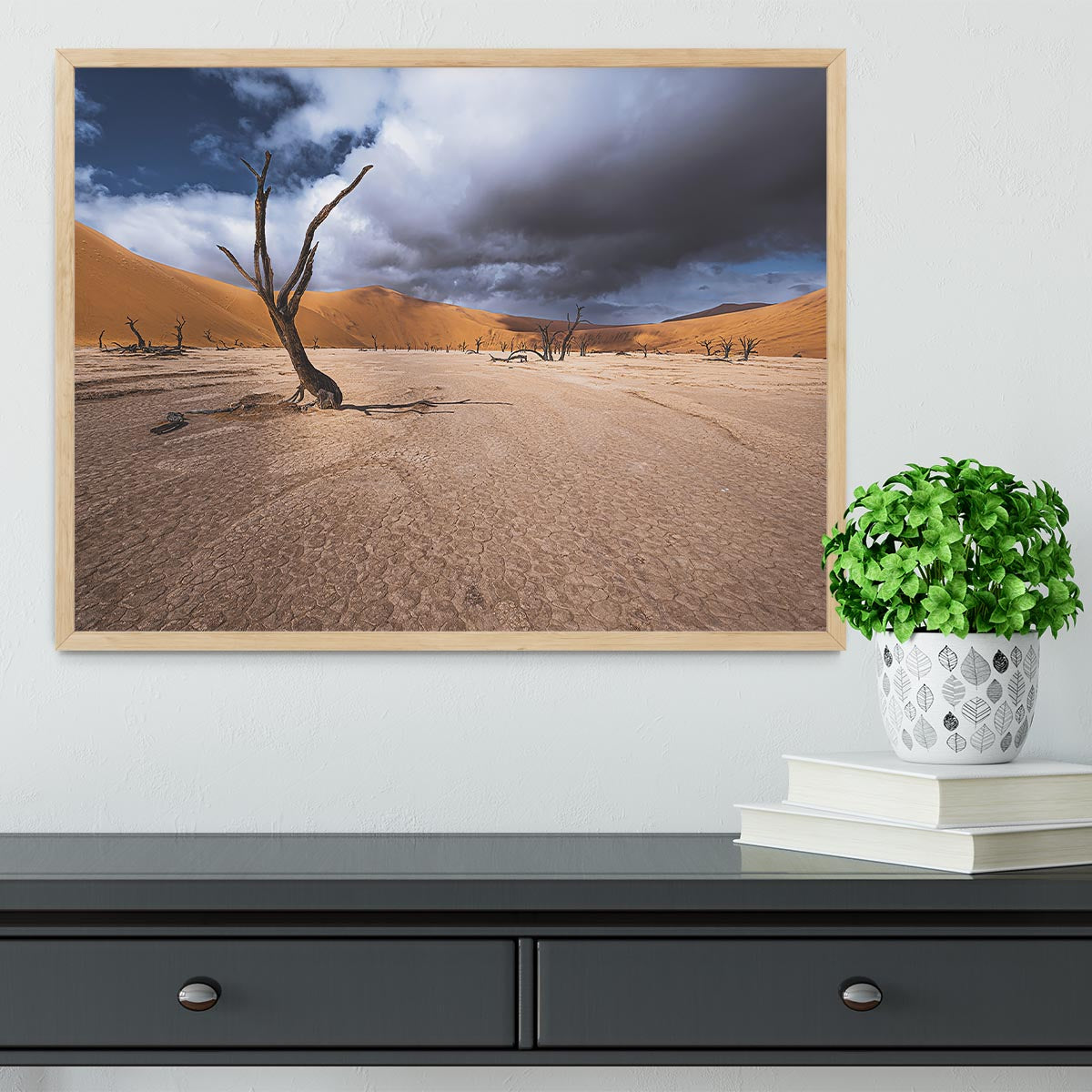 Deadvlei Desert Framed Print - Canvas Art Rocks - 4