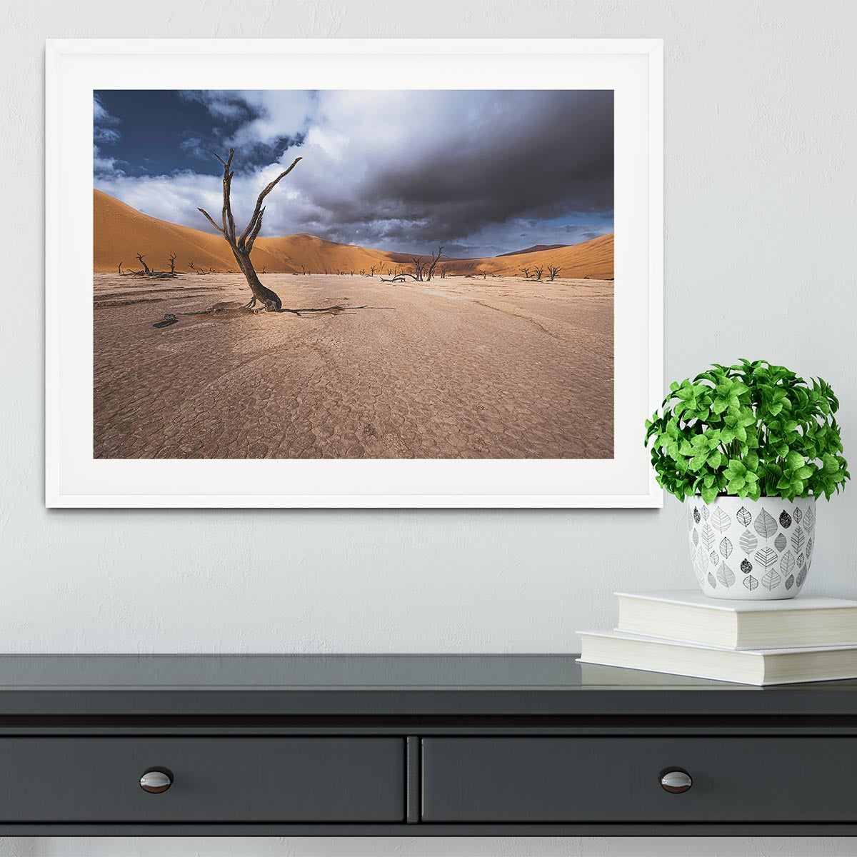 Deadvlei Desert Framed Print - Canvas Art Rocks - 5