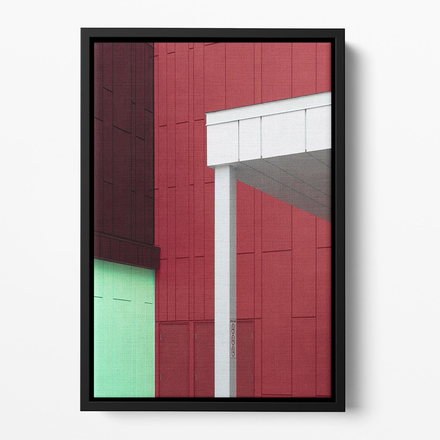 Color Architecture Floating Framed Canvas - Canvas Art Rocks - 2