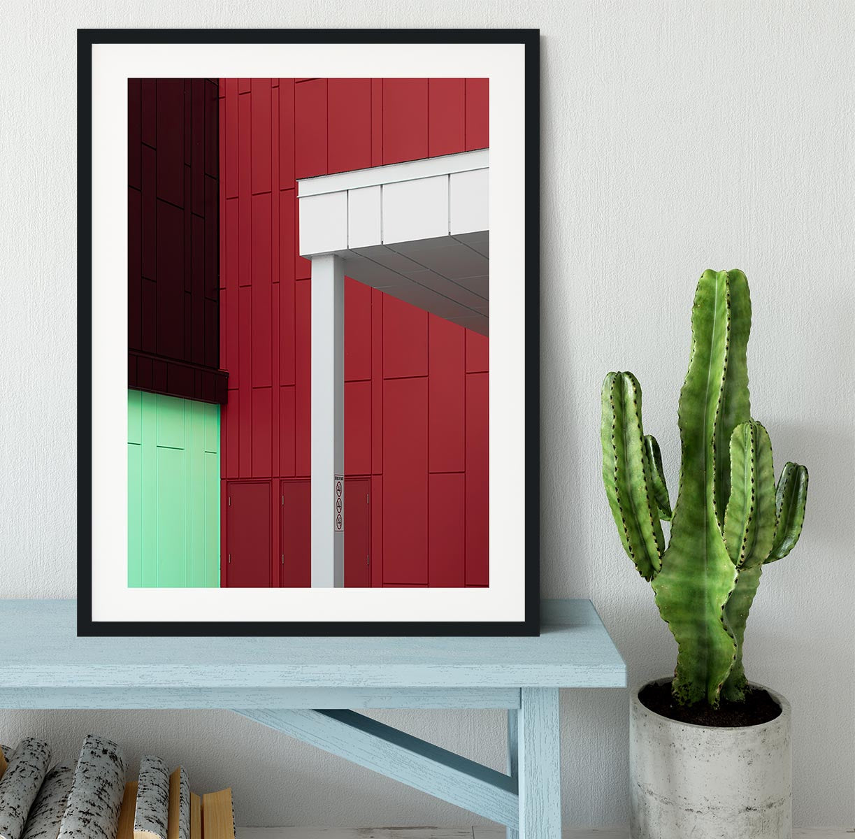 Color Architecture Framed Print - Canvas Art Rocks - 1