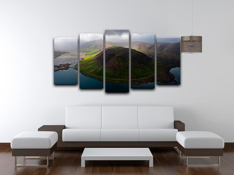 Snaefellsnes Peninsula 5 Split Panel Canvas - Canvas Art Rocks - 3