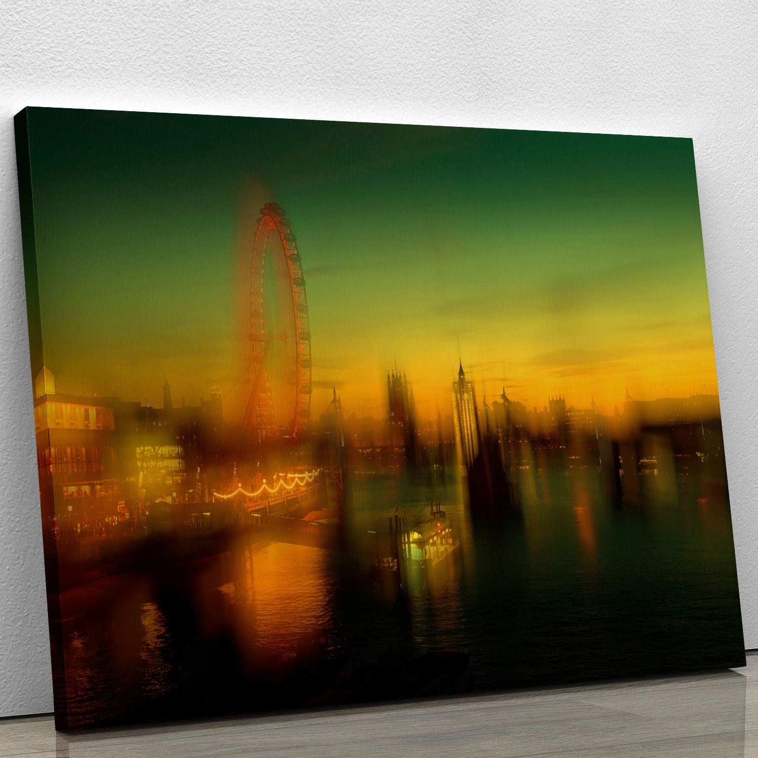 London at Dusk Canvas Print or Poster - Canvas Art Rocks - 1