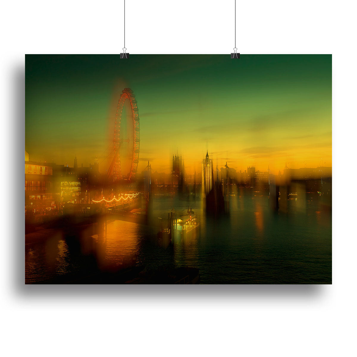 London at Dusk Canvas Print or Poster - Canvas Art Rocks - 2