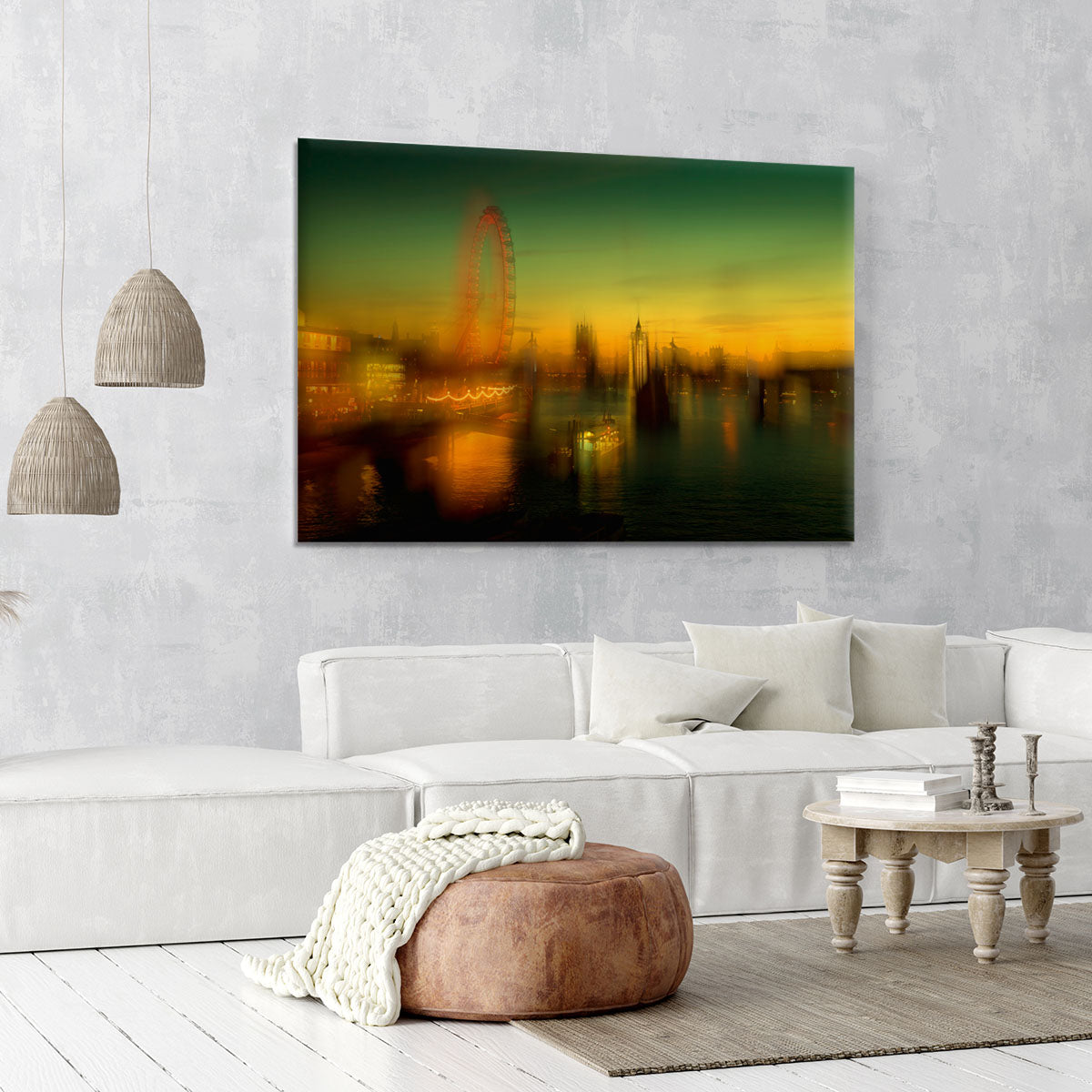 London at Dusk Canvas Print or Poster - Canvas Art Rocks - 6