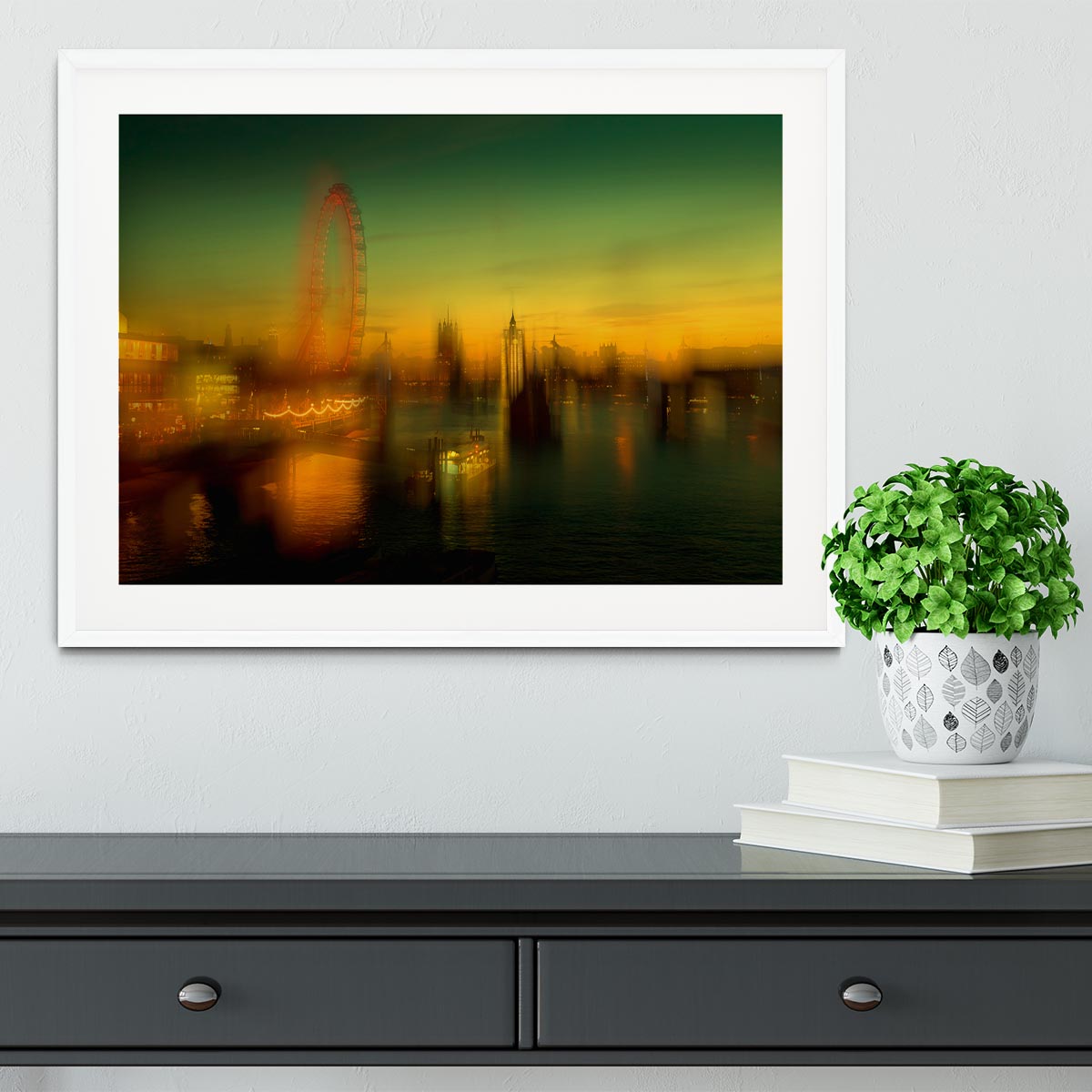 London at Dusk Framed Print - Canvas Art Rocks - 5