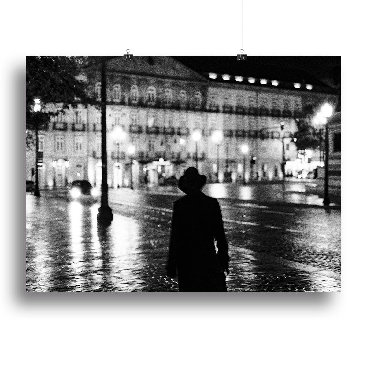 Silhouette In The Streets Canvas Print or Poster - Canvas Art Rocks - 2