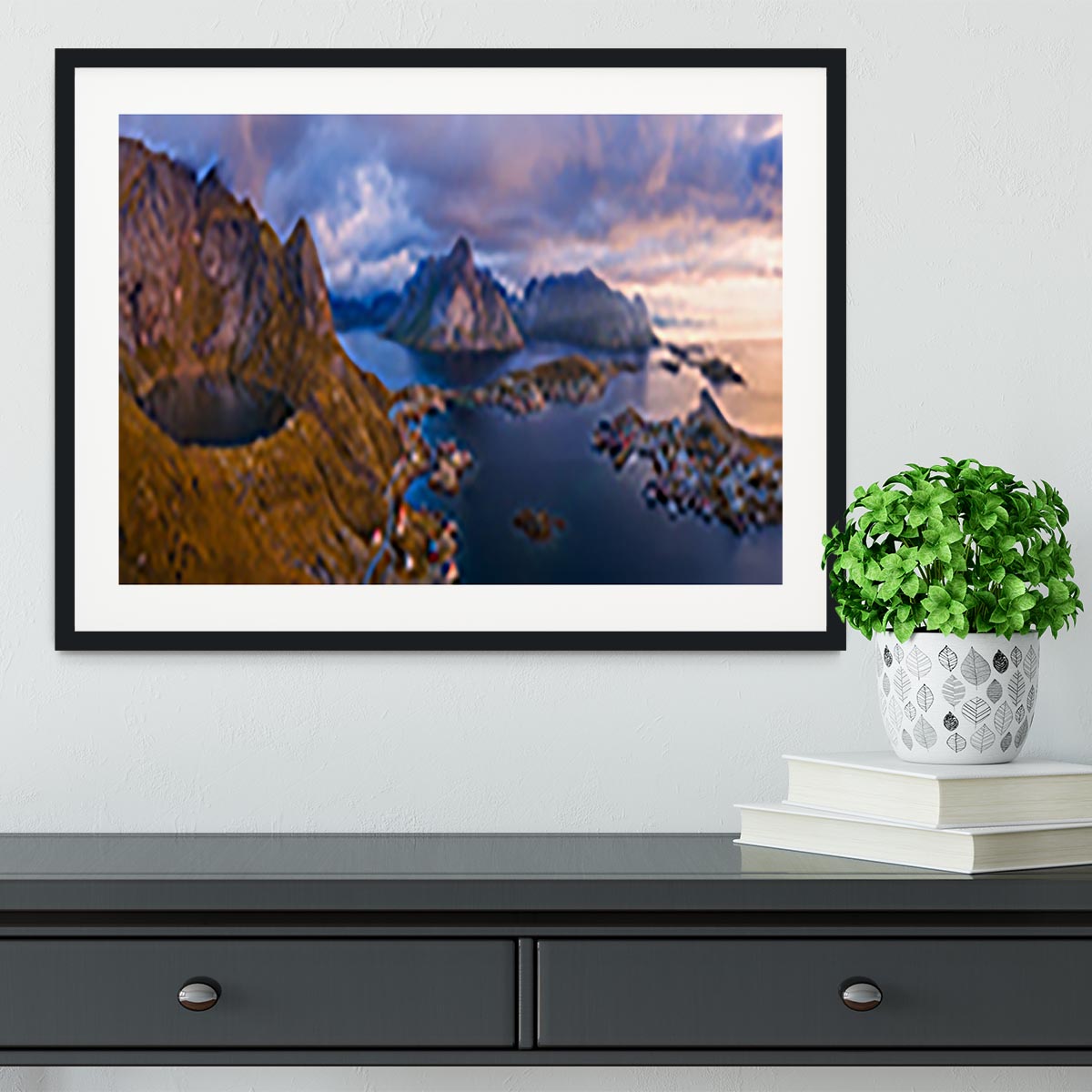 View Of Lofoten Framed Print - Canvas Art Rocks - 1