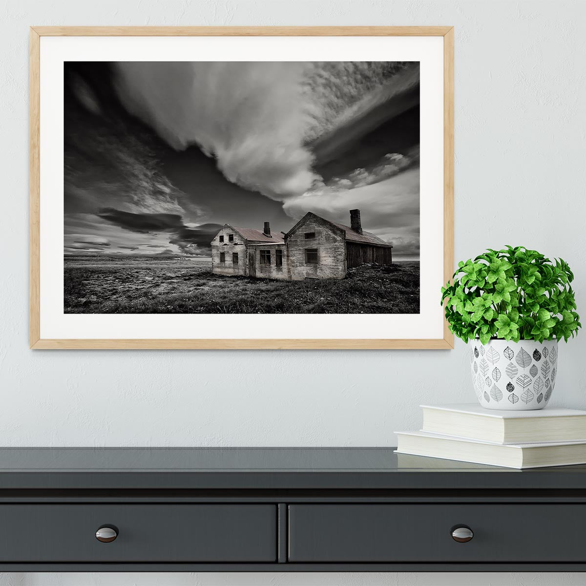 Abandoned Beachside House Framed Print - Canvas Art Rocks - 3