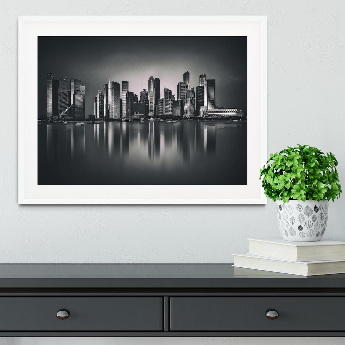 Marina bay Framed Print - Canvas Art Rocks - 5