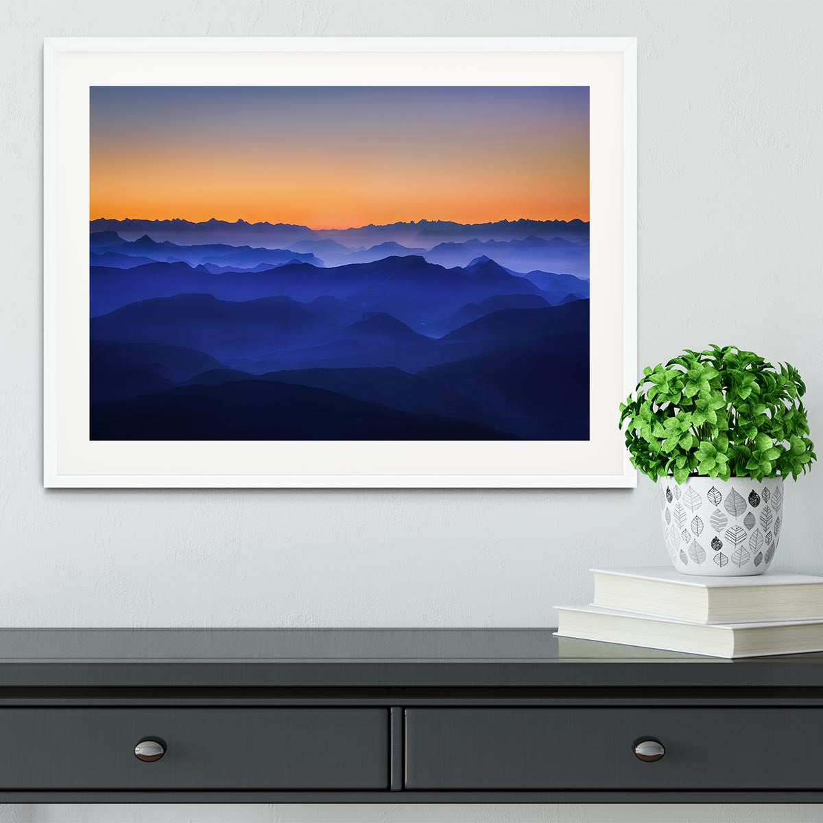 Misty Mountains Framed Print - Canvas Art Rocks - 5