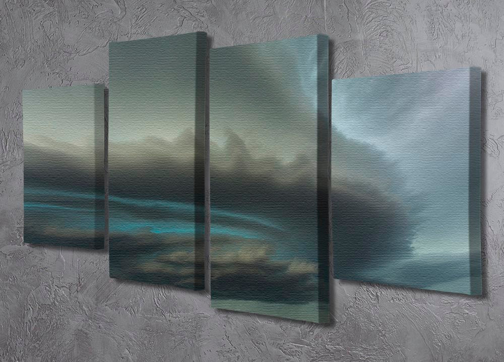 Huge Supercell 4 Split Panel Canvas - Canvas Art Rocks - 2