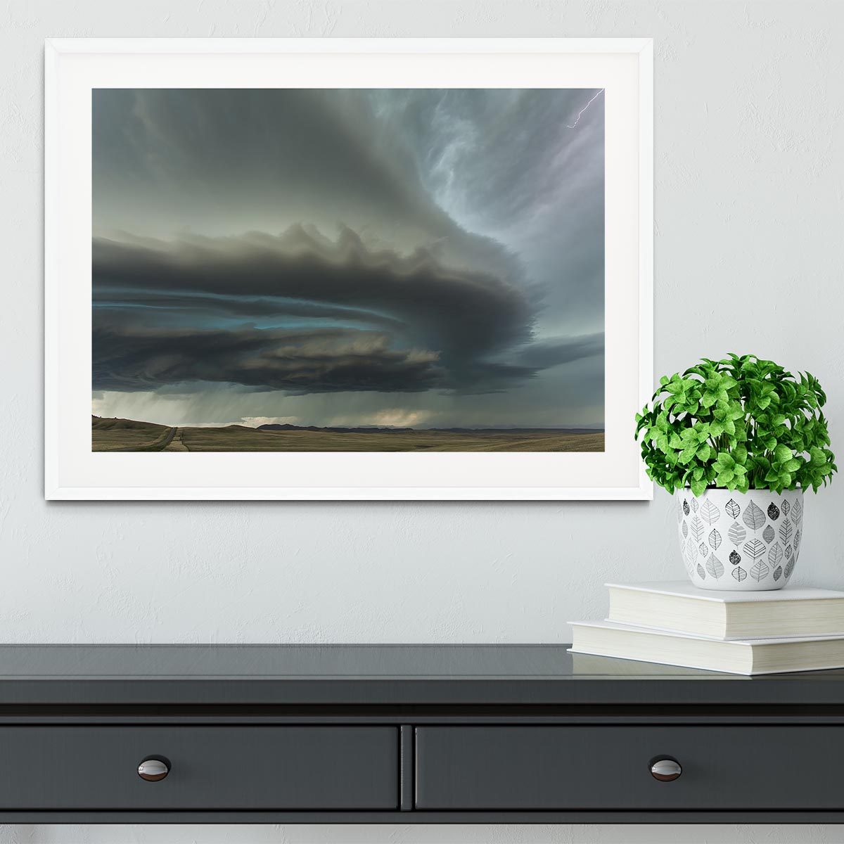 Huge Supercell Framed Print - Canvas Art Rocks - 5