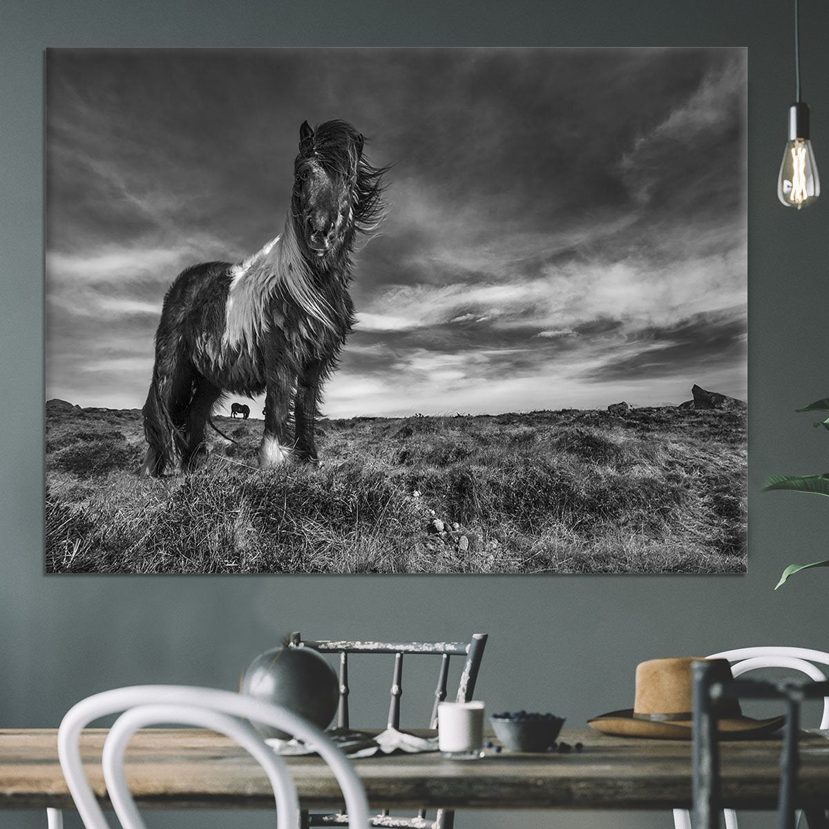 Horse Standing Canvas Print or Poster - Canvas Art Rocks - 3