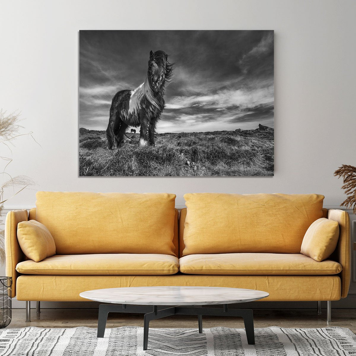 Horse Standing Canvas Print or Poster - Canvas Art Rocks - 4