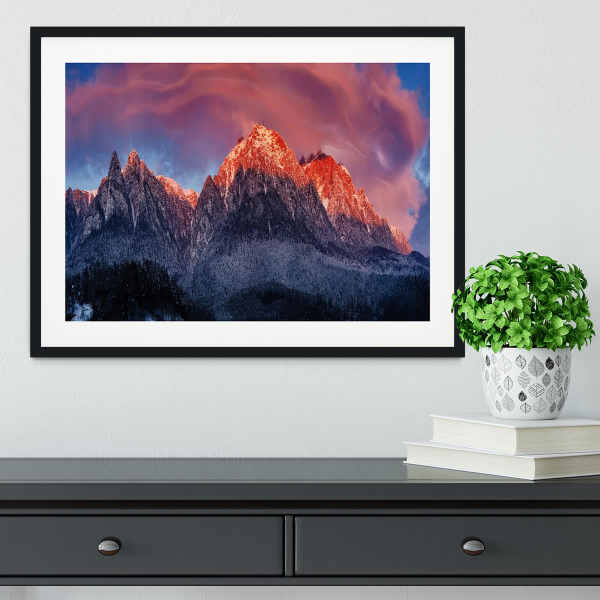 Bucegi Mountains Framed Print - Canvas Art Rocks - 1