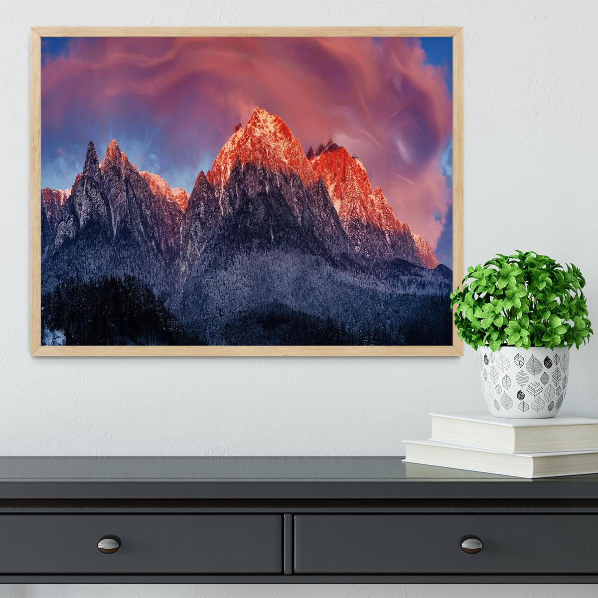 Bucegi Mountains Framed Print - Canvas Art Rocks - 4