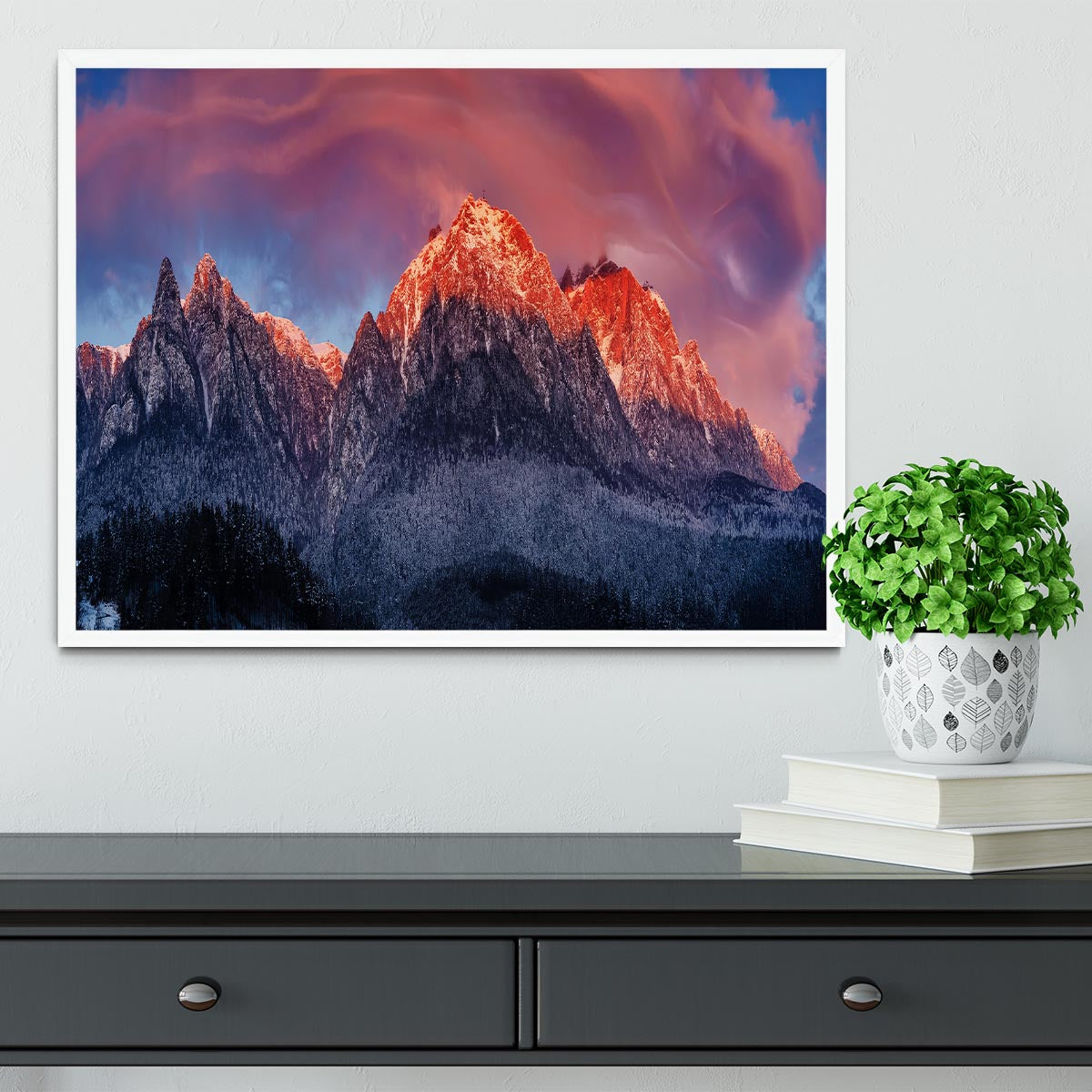 Bucegi Mountains Framed Print - Canvas Art Rocks -6