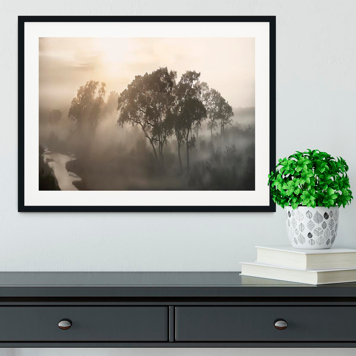 Savana Sunrise Framed Print - Canvas Art Rocks - 1