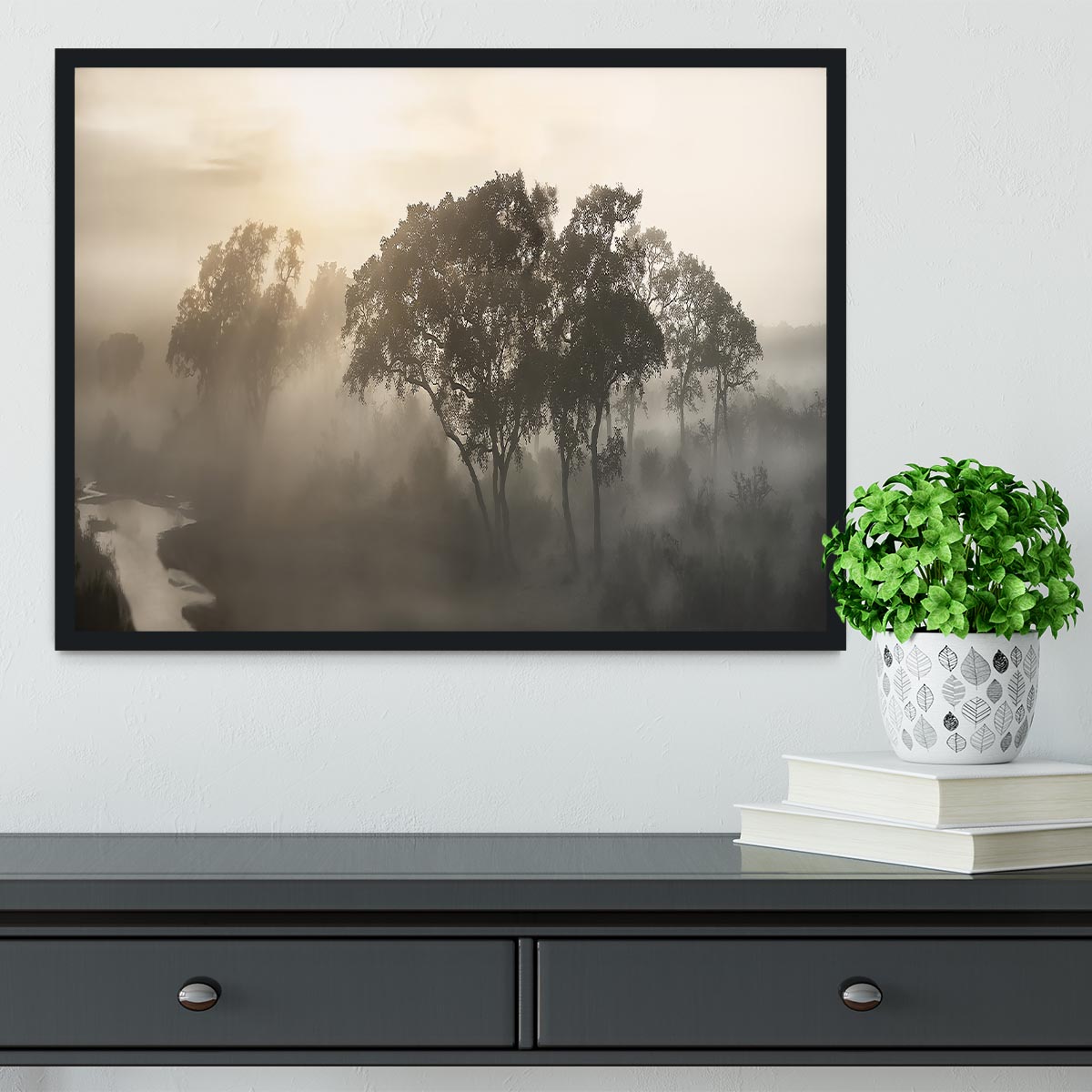 Savana Sunrise Framed Print - Canvas Art Rocks - 2