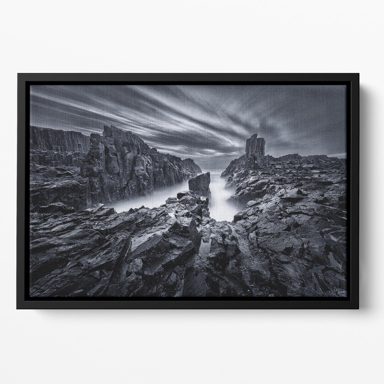 Iron World Floating Framed Canvas - Canvas Art Rocks - 2