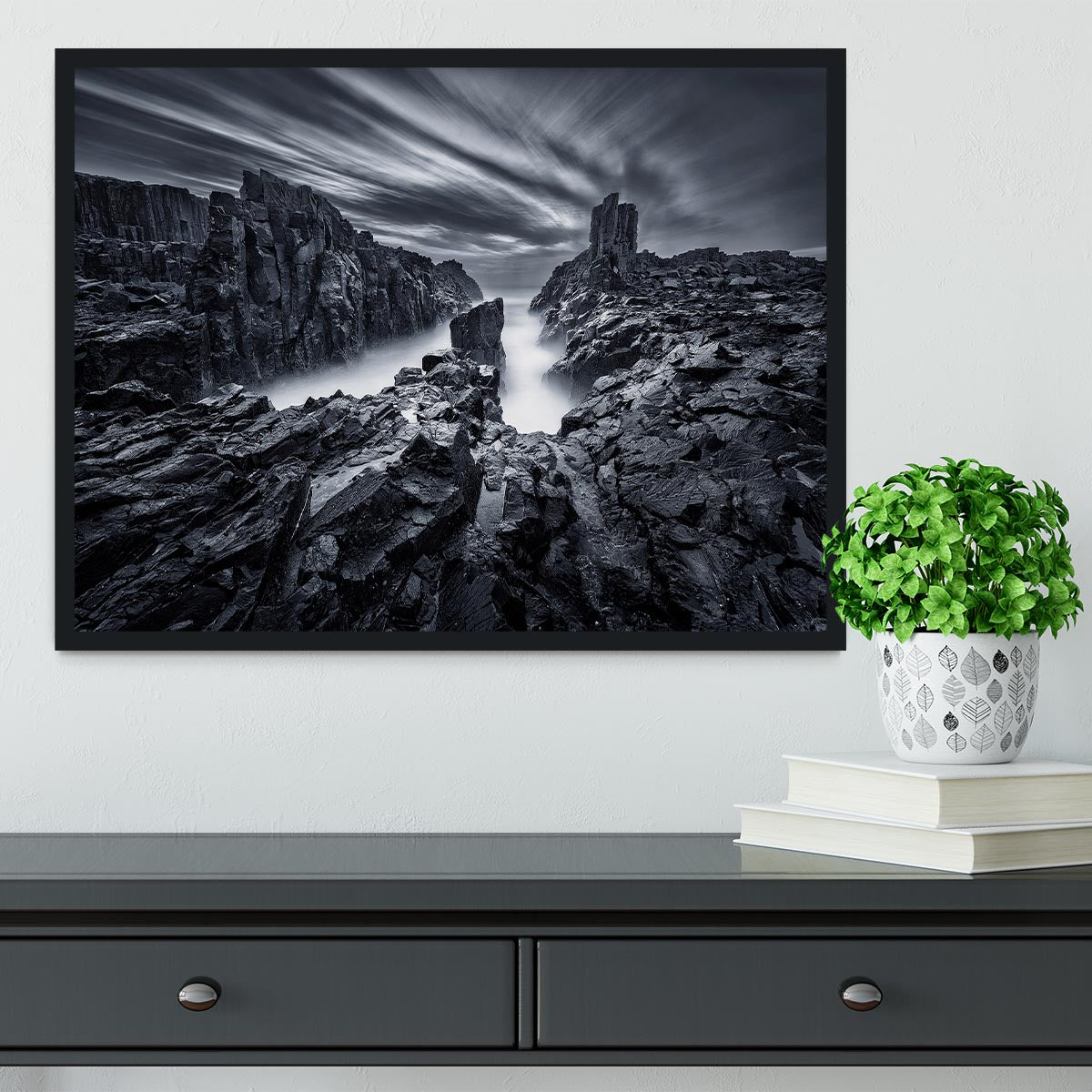 Iron World Framed Print - Canvas Art Rocks - 2