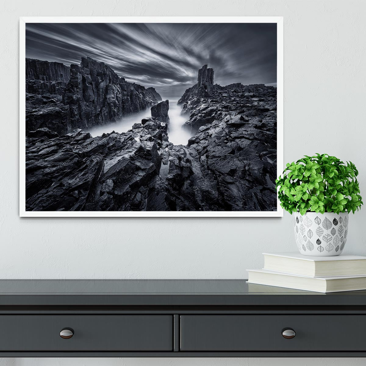 Iron World Framed Print - Canvas Art Rocks -6