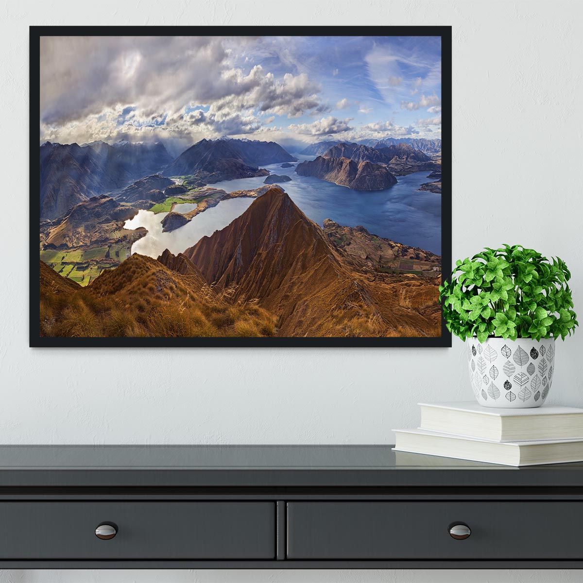 Roy's Peak Framed Print - Canvas Art Rocks - 2