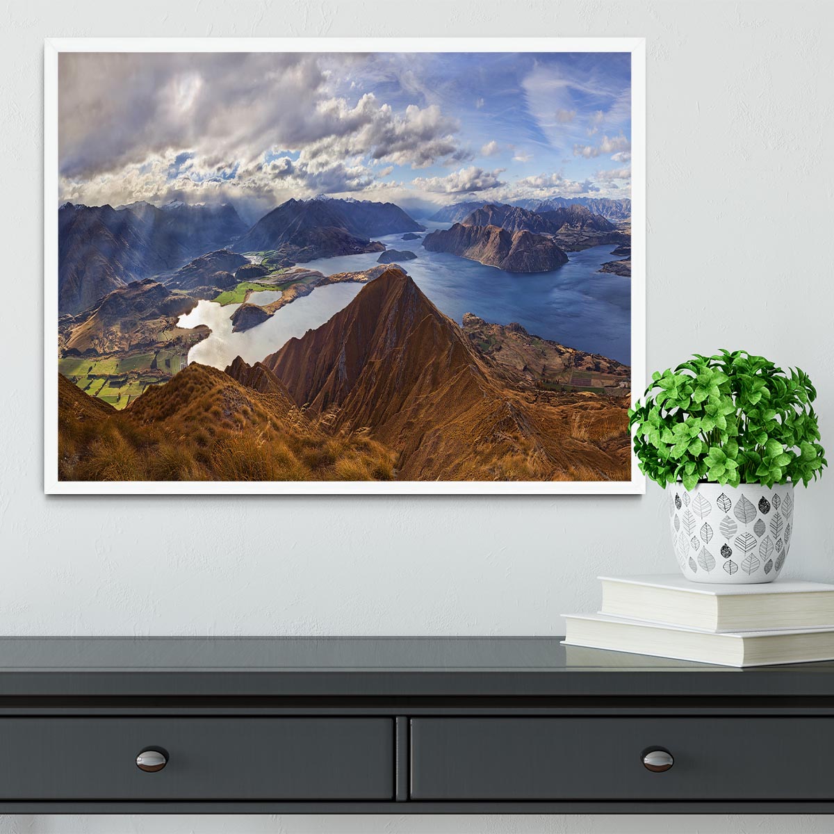 Roy's Peak Framed Print - Canvas Art Rocks -6