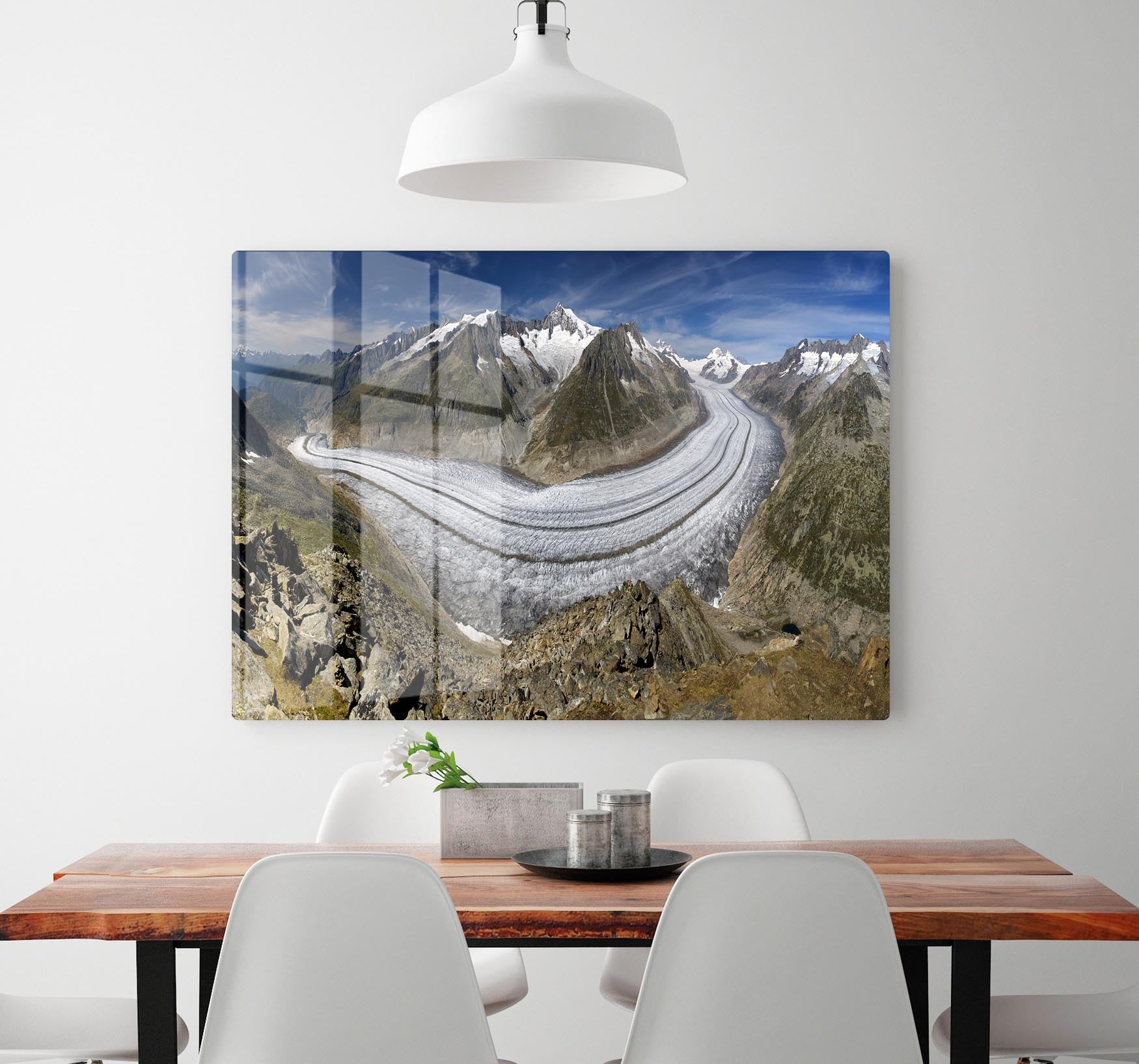 Aletschgletscher HD Metal Print - Canvas Art Rocks - 2