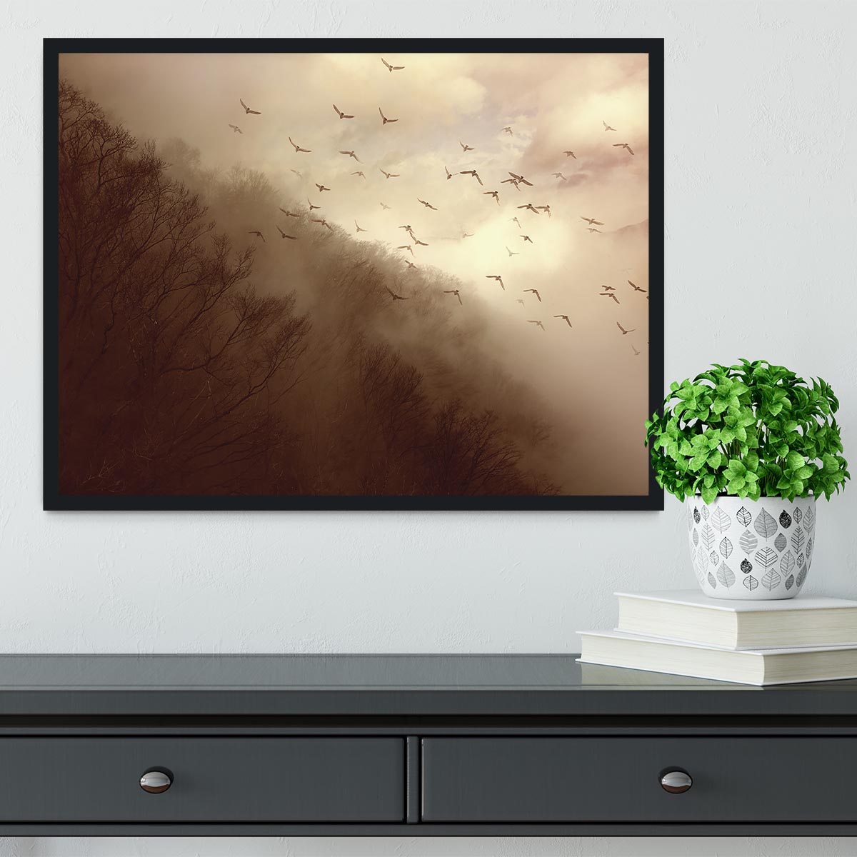 Departure Framed Print - Canvas Art Rocks - 2