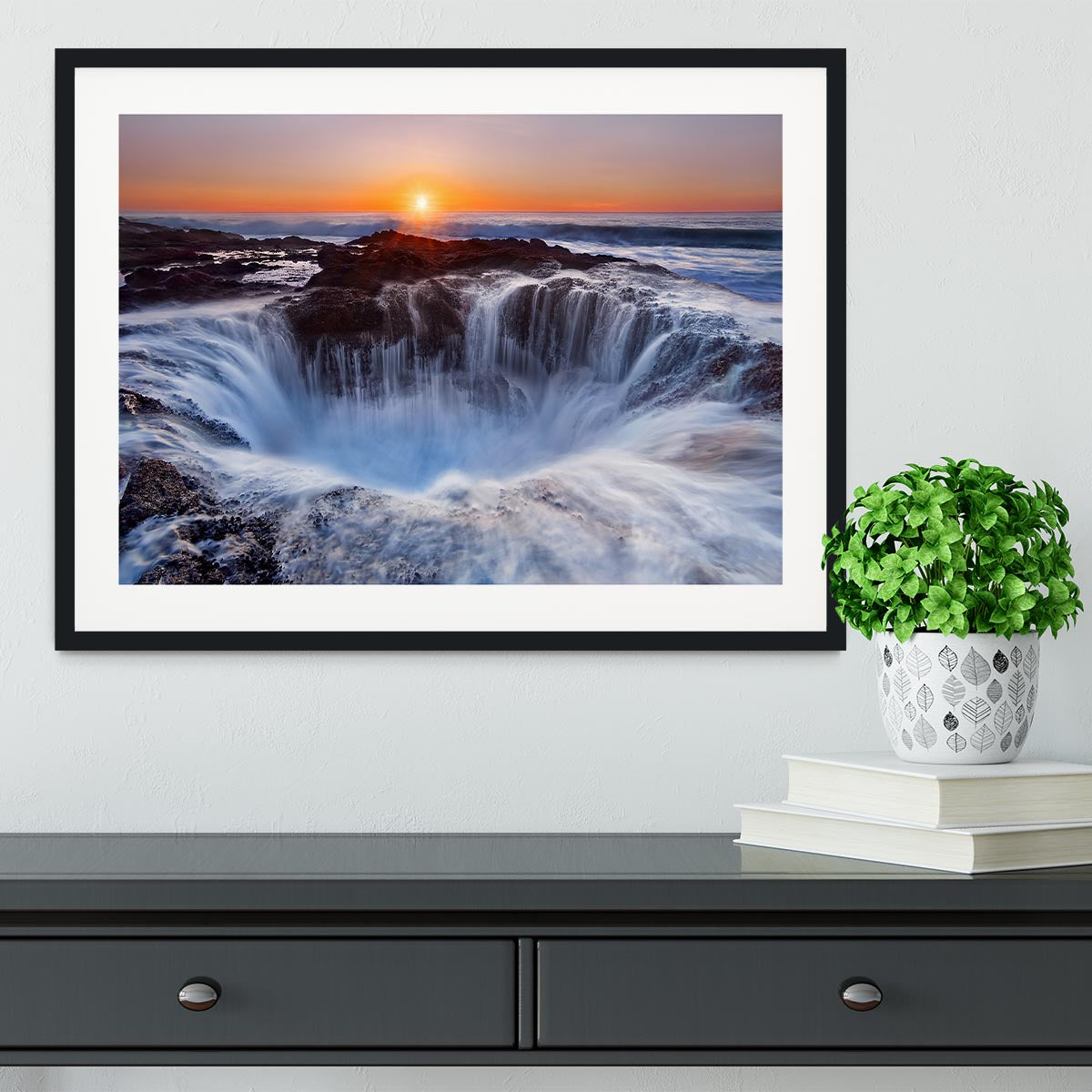 Thorsa Well Framed Print - Canvas Art Rocks - 1