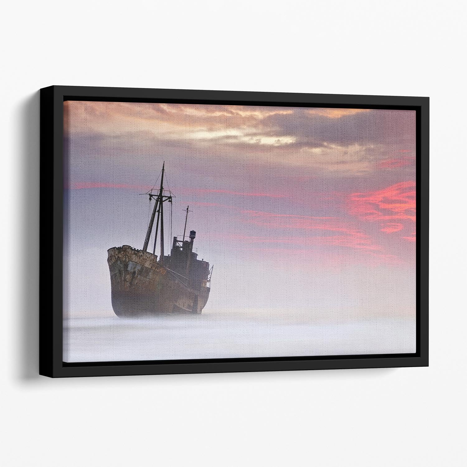 The Dark Traveler Floating Framed Canvas - Canvas Art Rocks - 1