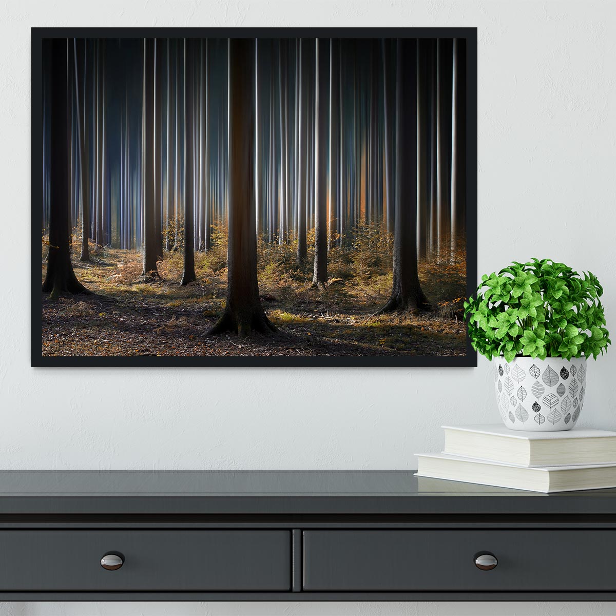 Mystic Wood Framed Print - Canvas Art Rocks - 2