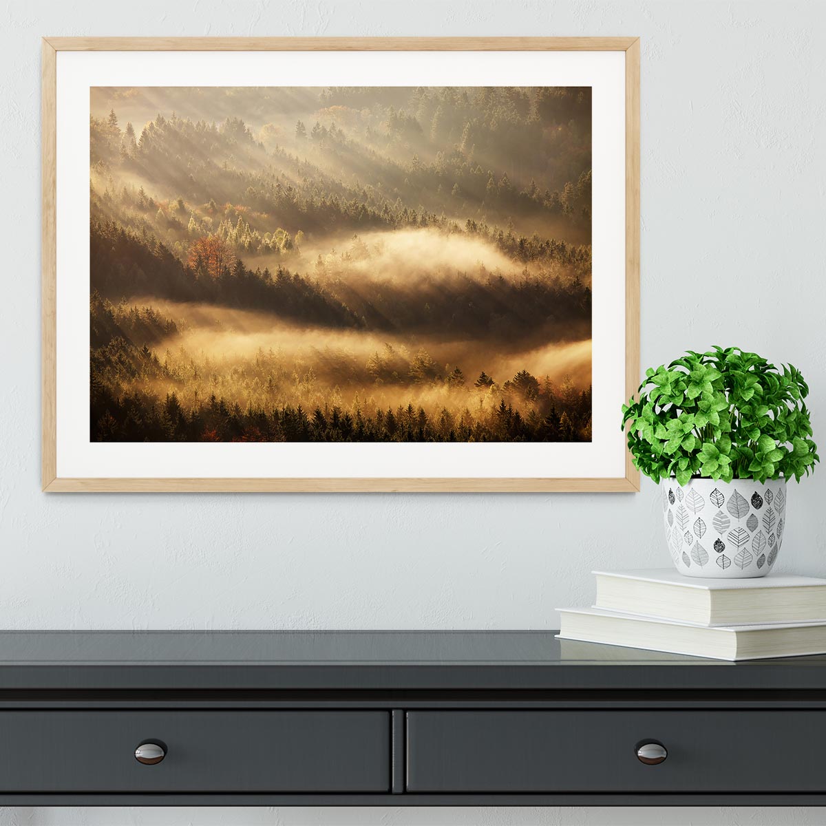 Autumn Rays Framed Print - Canvas Art Rocks - 3