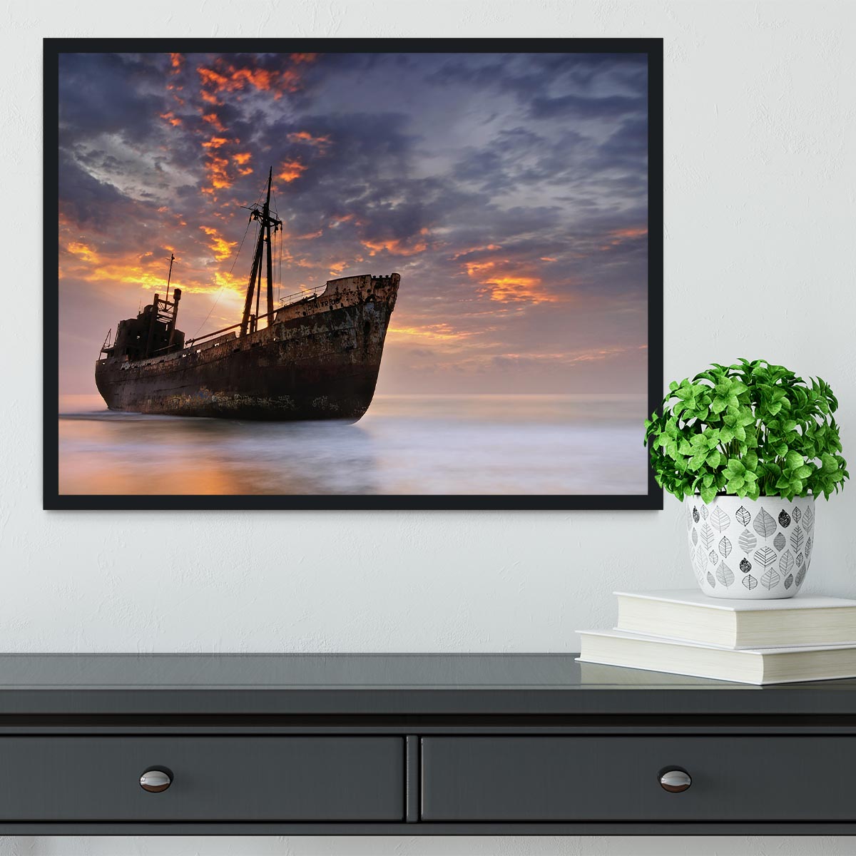 The Dark Traveler Ii Framed Print - Canvas Art Rocks - 2