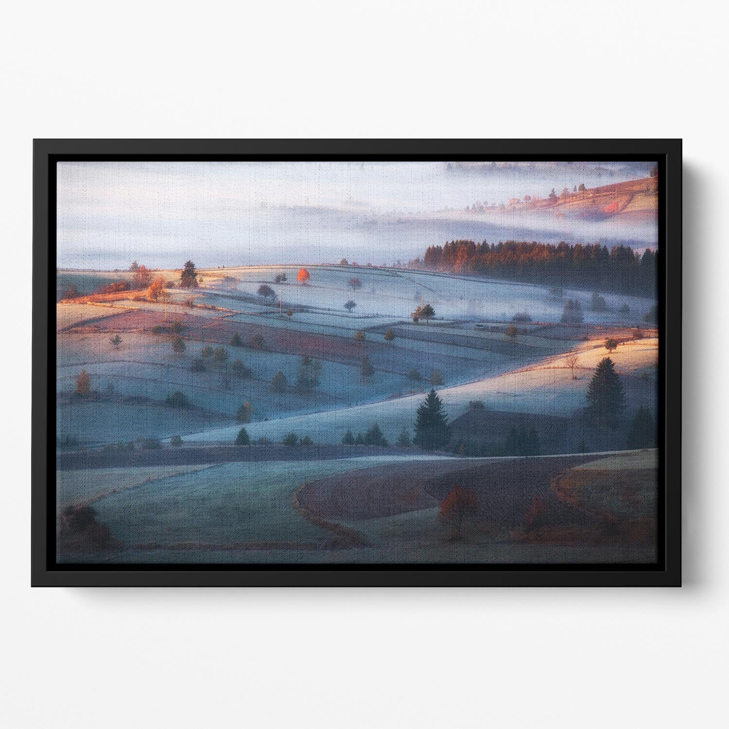 Mist Floating Framed Canvas - Canvas Art Rocks - 2