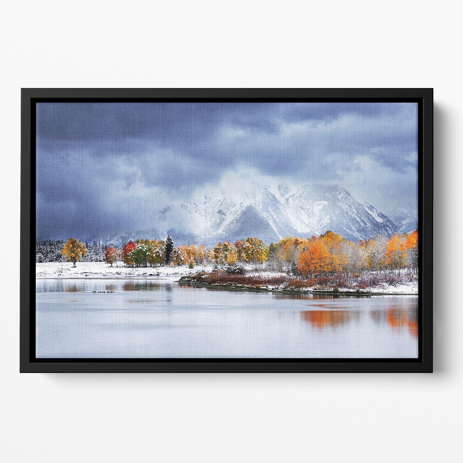 Grand Teton National Park Floating Framed Canvas - Canvas Art Rocks - 2