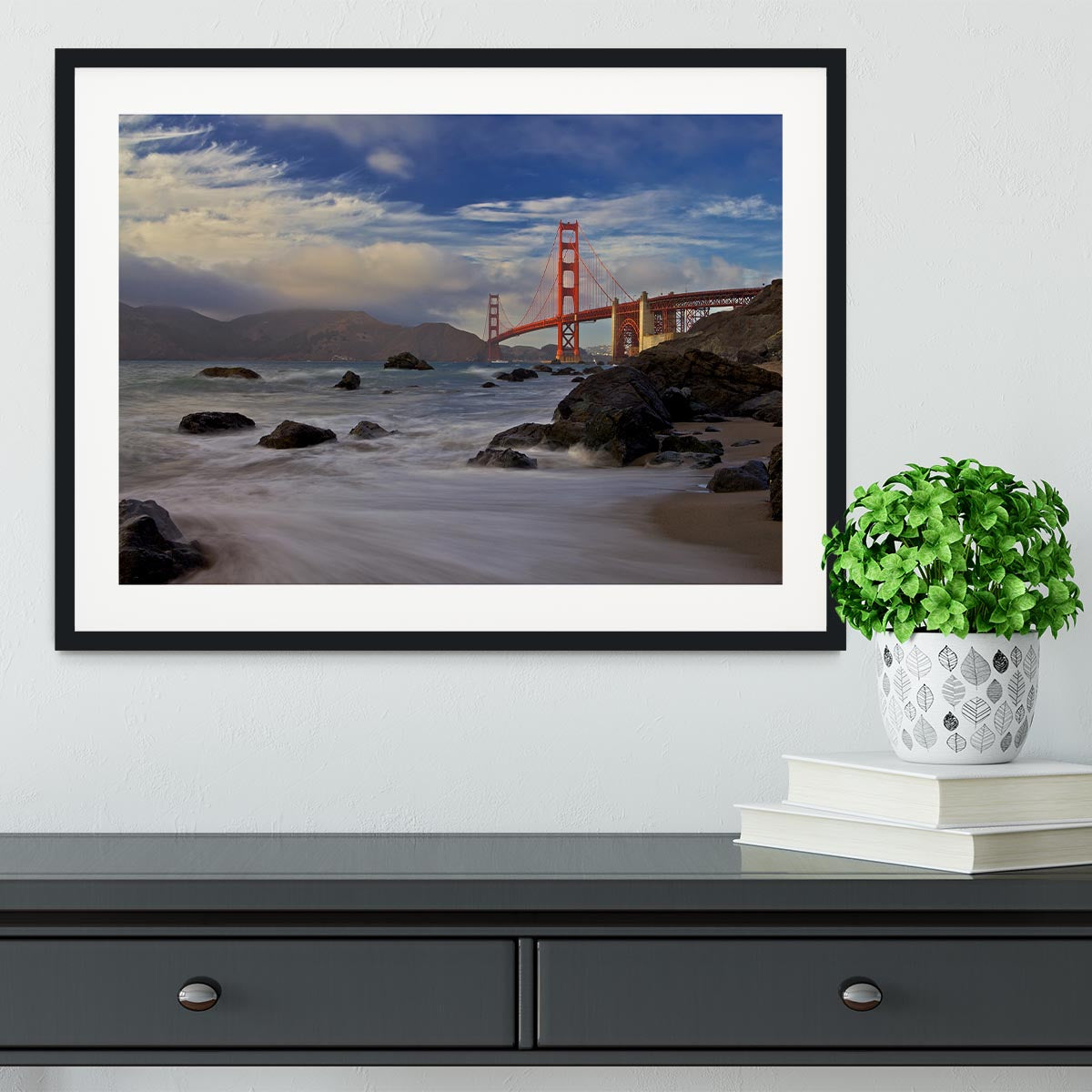 Golden Gate Bridge Framed Print - Canvas Art Rocks - 1