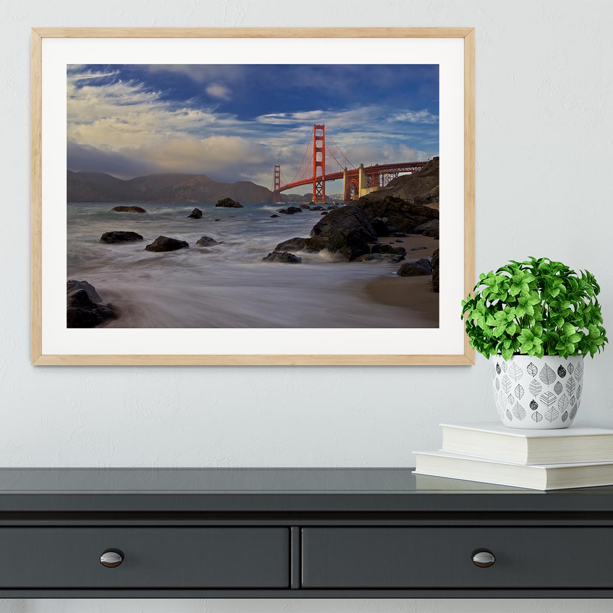 Golden Gate Bridge Framed Print - Canvas Art Rocks - 3
