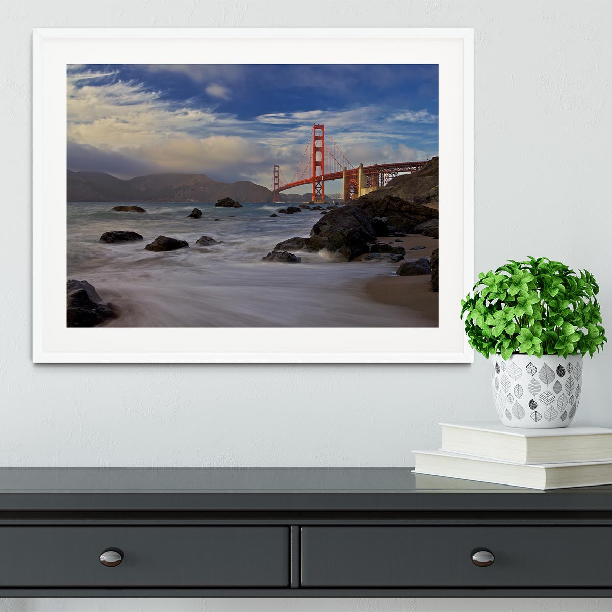 Golden Gate Bridge Framed Print - Canvas Art Rocks - 5