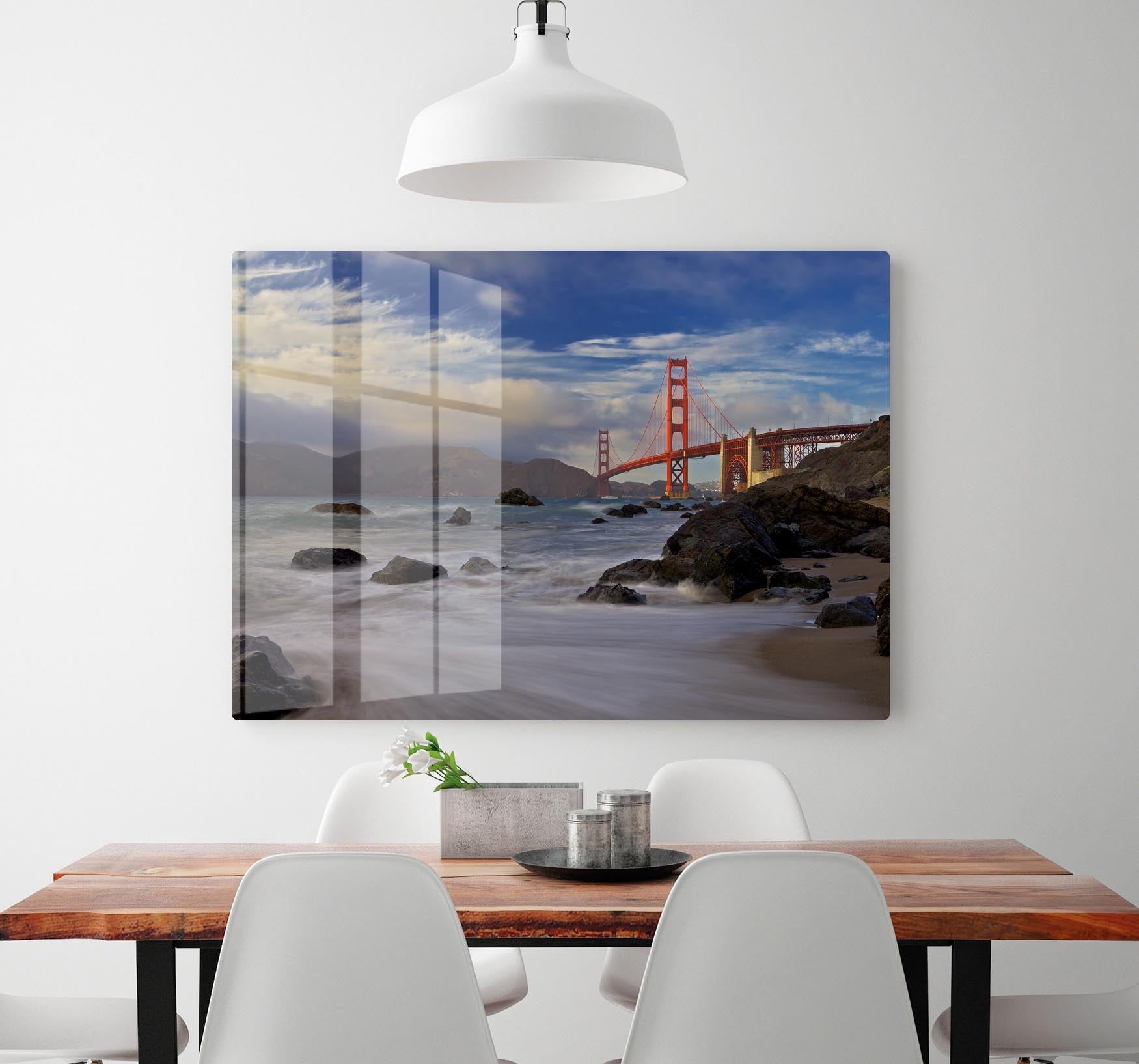 Golden Gate Bridge HD Metal Print - Canvas Art Rocks - 2