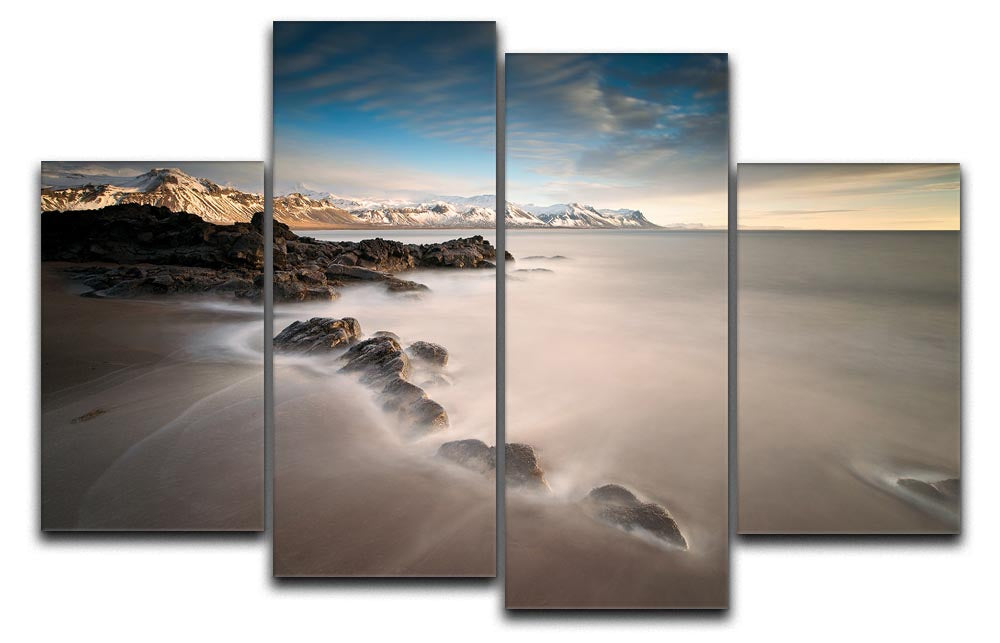 Tides 4 Split Panel Canvas - Canvas Art Rocks - 1