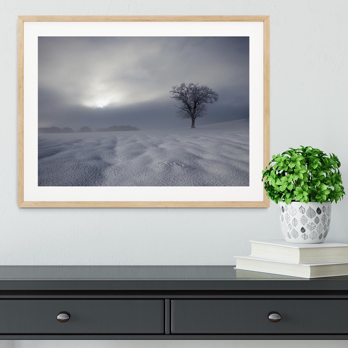 Winter Impression Framed Print - Canvas Art Rocks - 3